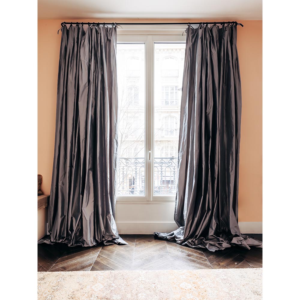 Rideau taffetas Ciel d’orage