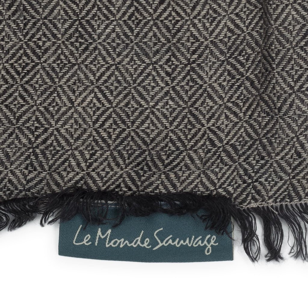 Montreal Chevron Linen Panel Curtain