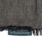 Rideau panneau en lin chevron Montréal