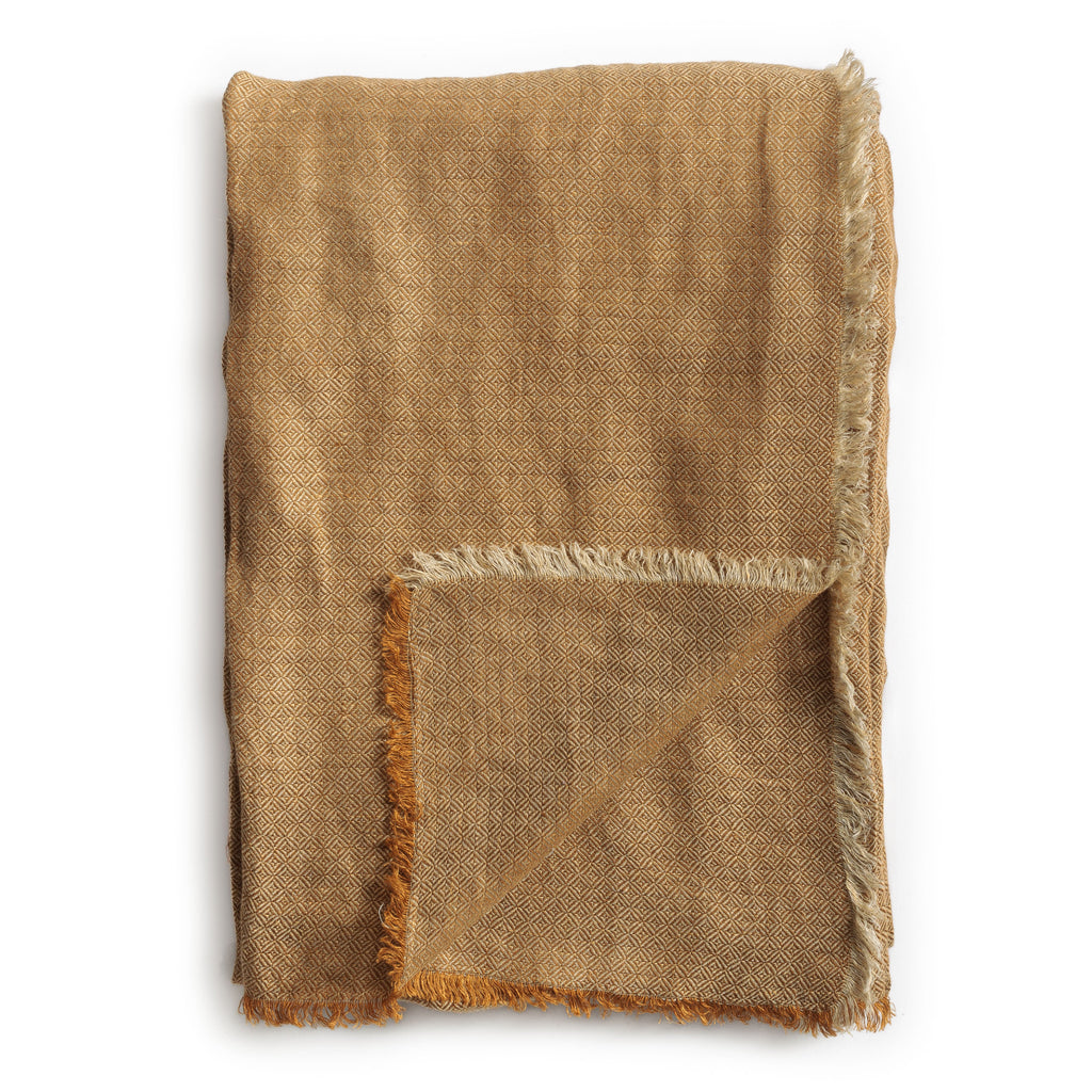 Rideau panneau en lin chevron Madagascar