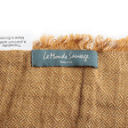 Rideau panneau en lin chevron Madagascar