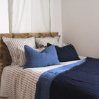 Plaid en lin gaufré Tokyo - Le Monde Sauvage