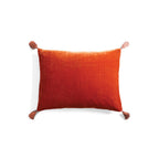 Coussin Goa pompons Pondichey - Le Monde Sauvage