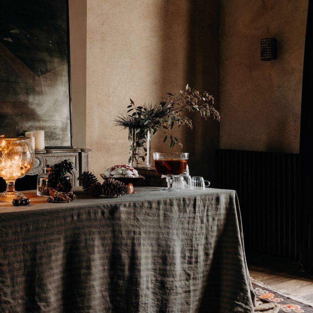 Owaka rectangular Sandhills tablecloth
