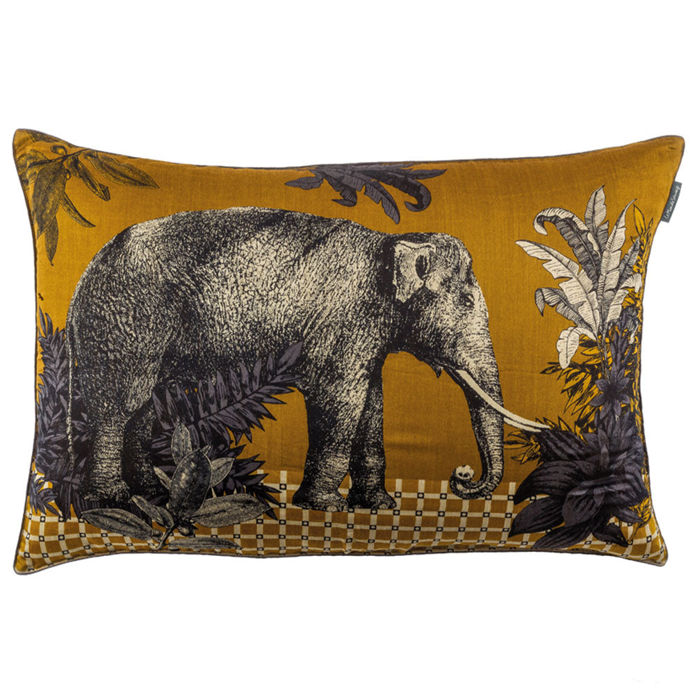 Le Monde Sauvage - Coussin Bestiaire Elephant