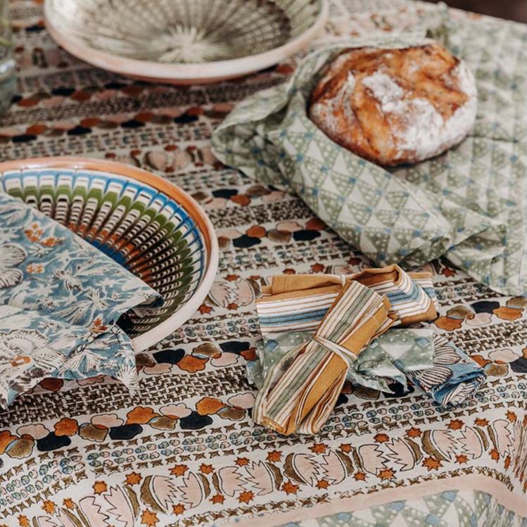 Serviette de table Impro Pondichery - Le Monde Sauvage