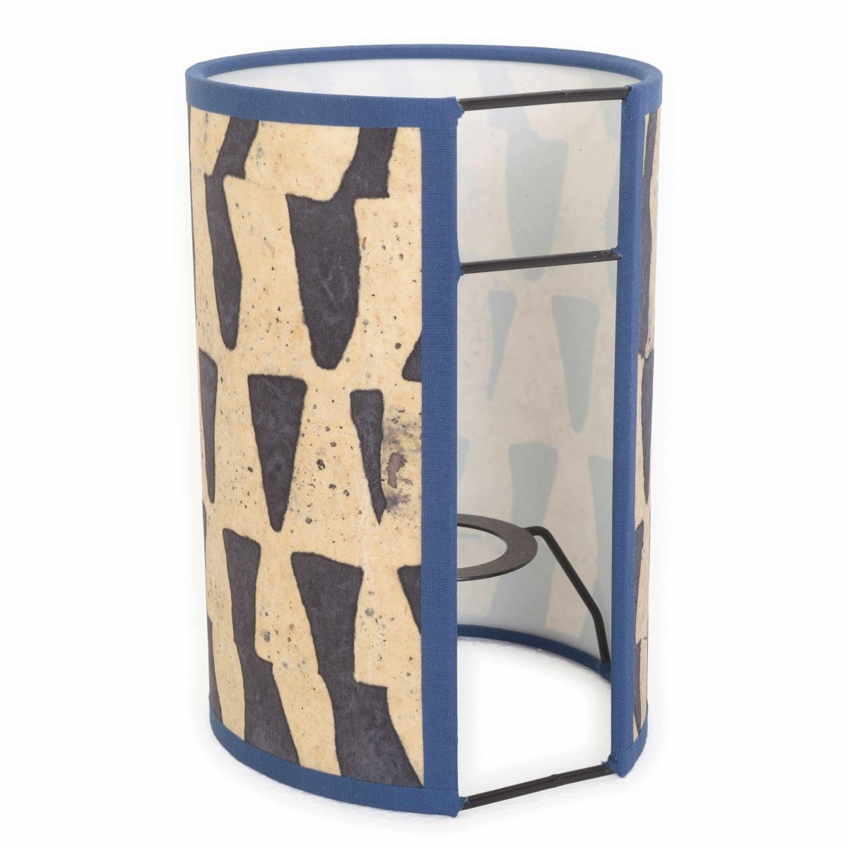 Le Monde Sauvage - Applique Joséphine B. nue Damier outremer