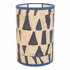 Le Monde Sauvage - Applique Joséphine B. nue Damier outremer