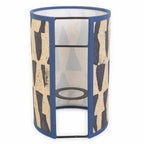 Le Monde Sauvage - Applique Joséphine B. nue Damier outremer