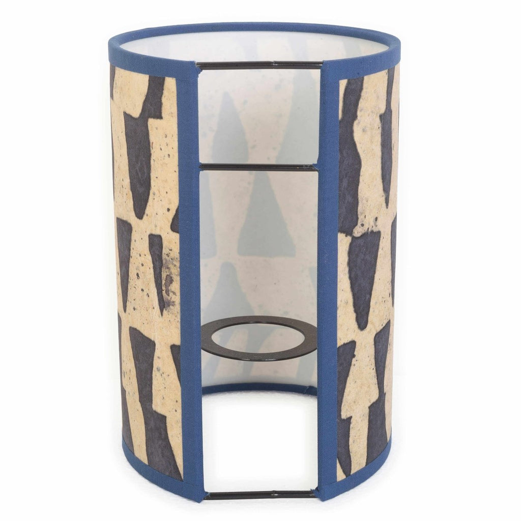 Le Monde Sauvage - Applique Joséphine B. nue Damier outremer