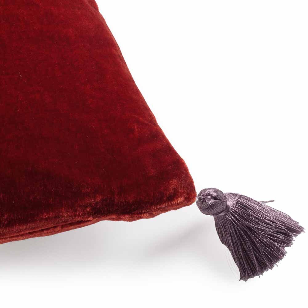 Coussin Goa pompons Shangaï - Le Monde Sauvage