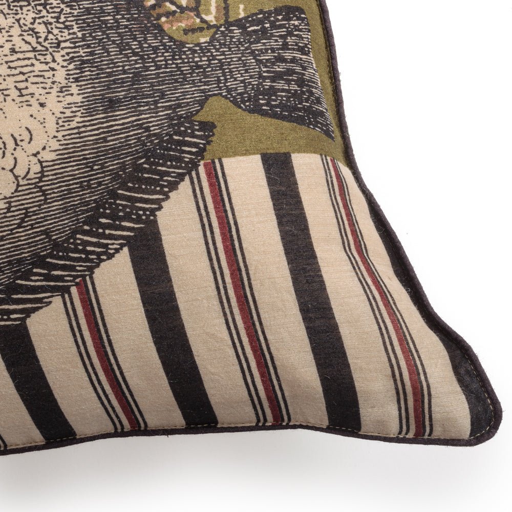 Le Monde Sauvage - Coussin bestiaire Fish