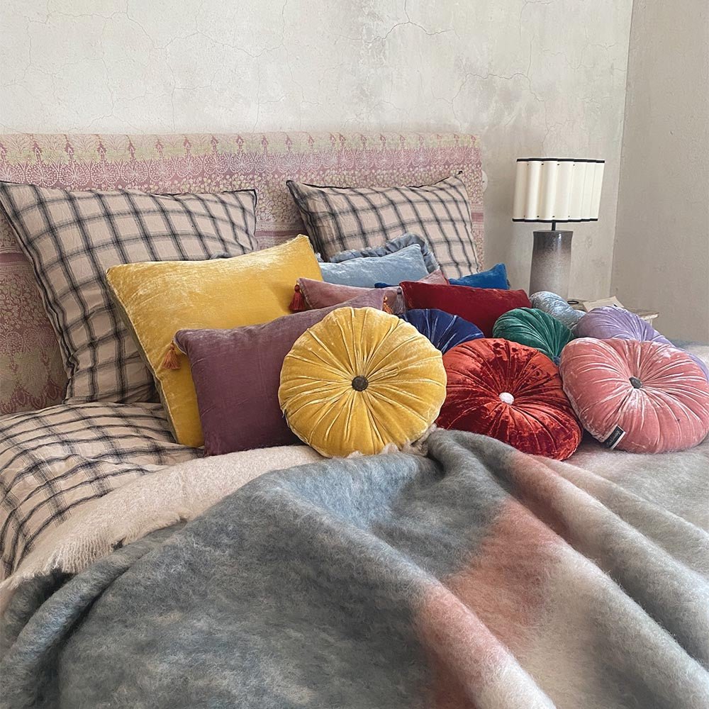 Coussin Sweet Madras - Le Monde Sauvage