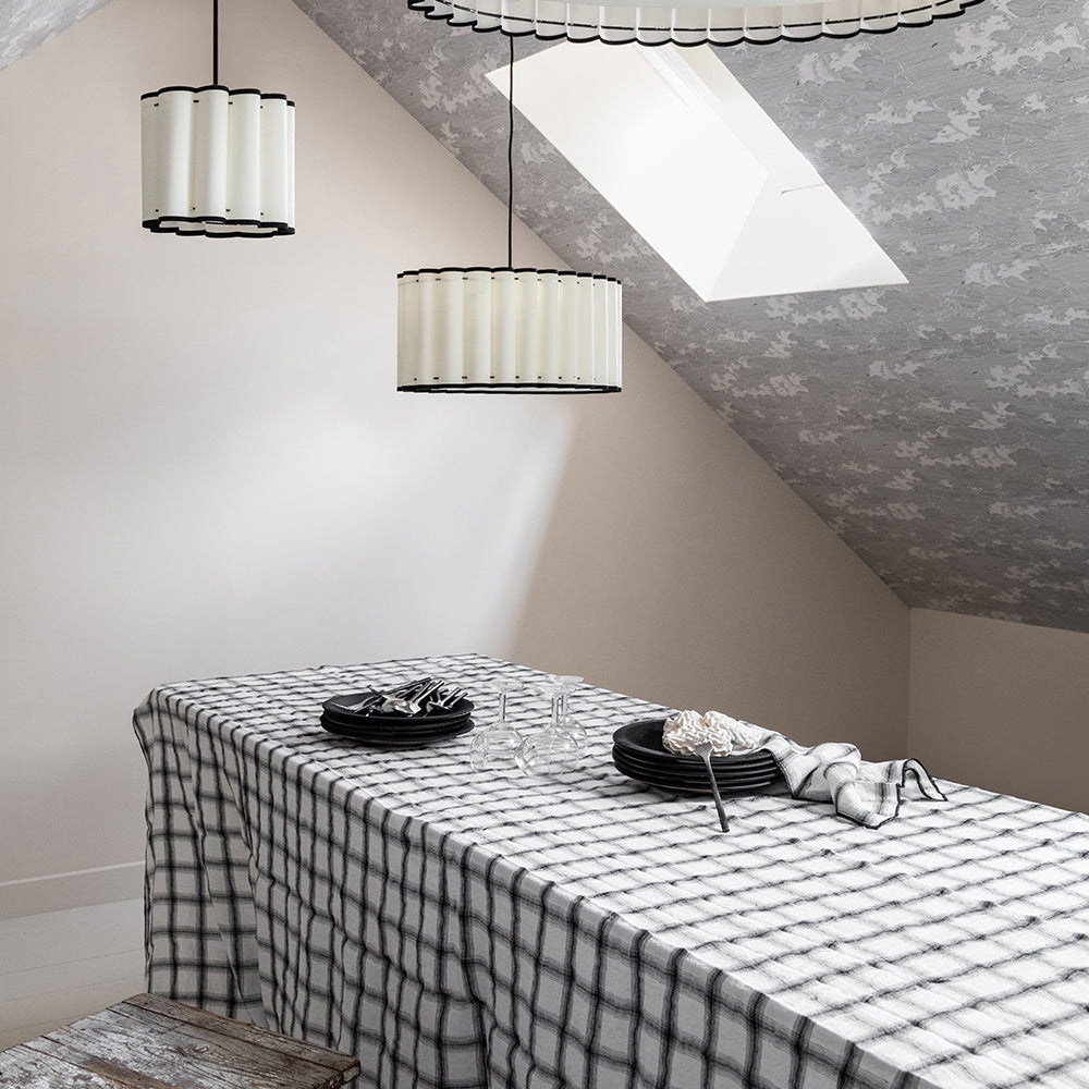 Lot de 4 serviettes Highlands Off white