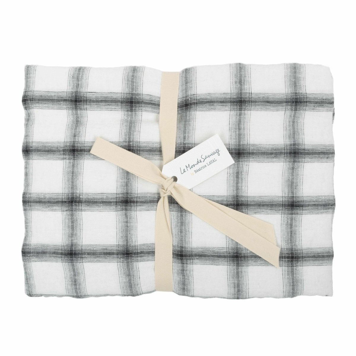 Taie d'oreiller Highlands Off white - Le Monde Sauvage