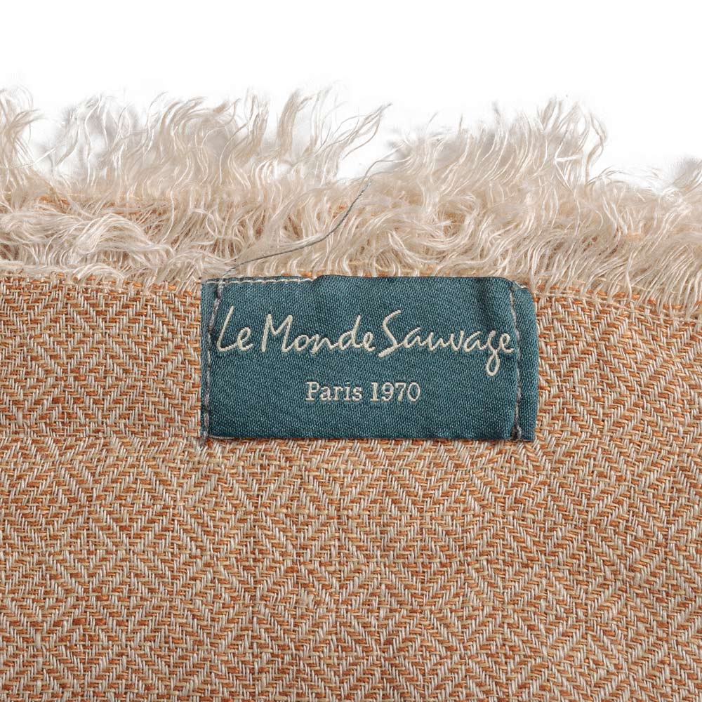 Brussels herringbone linen panel curtain