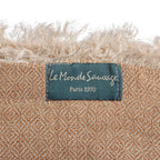 Rideau panneau en lin chevron Bruxelles