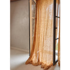 Rideau panneau en lin chevron Assouan