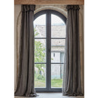 Montreal Chevron Linen Panel Curtain