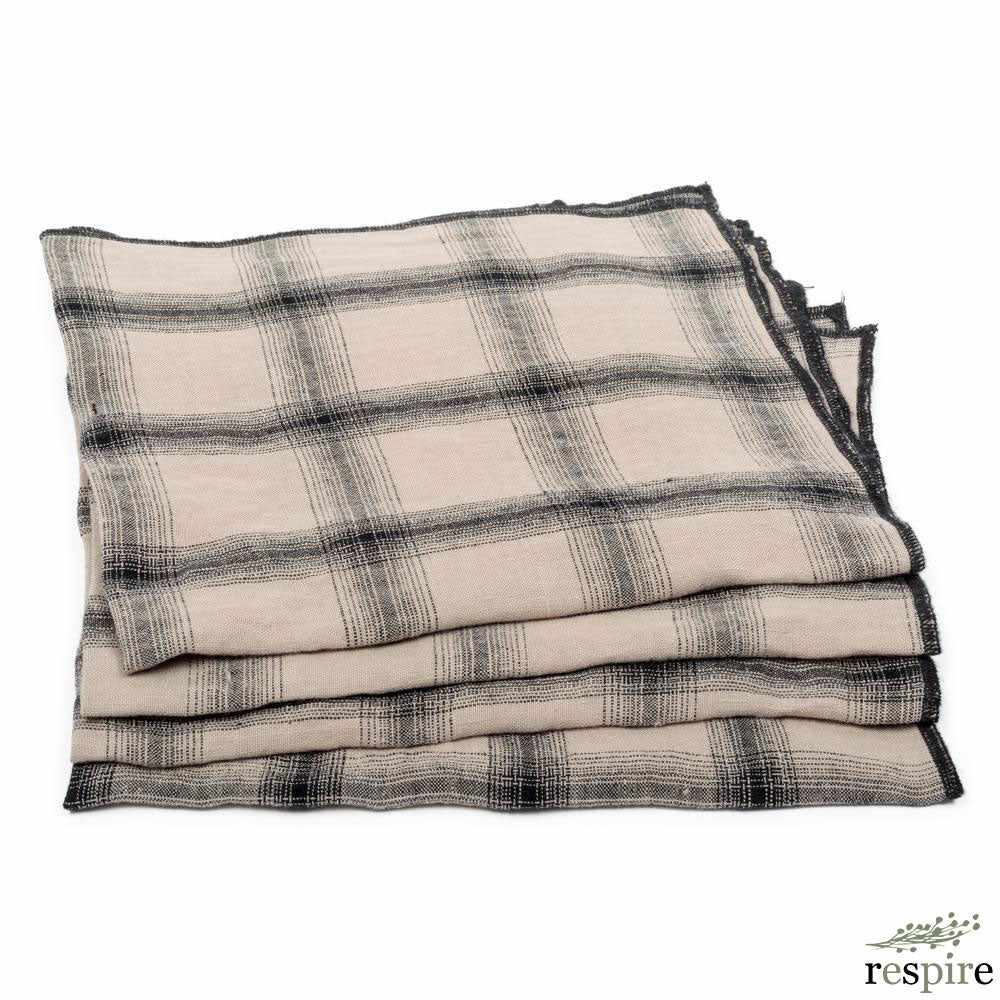 Le Monde Sauvage - Lot de 4 serviettes Highlands Namib