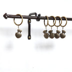 Le Monde Sauvage - Lot de 5 anneaux pinces coquillage