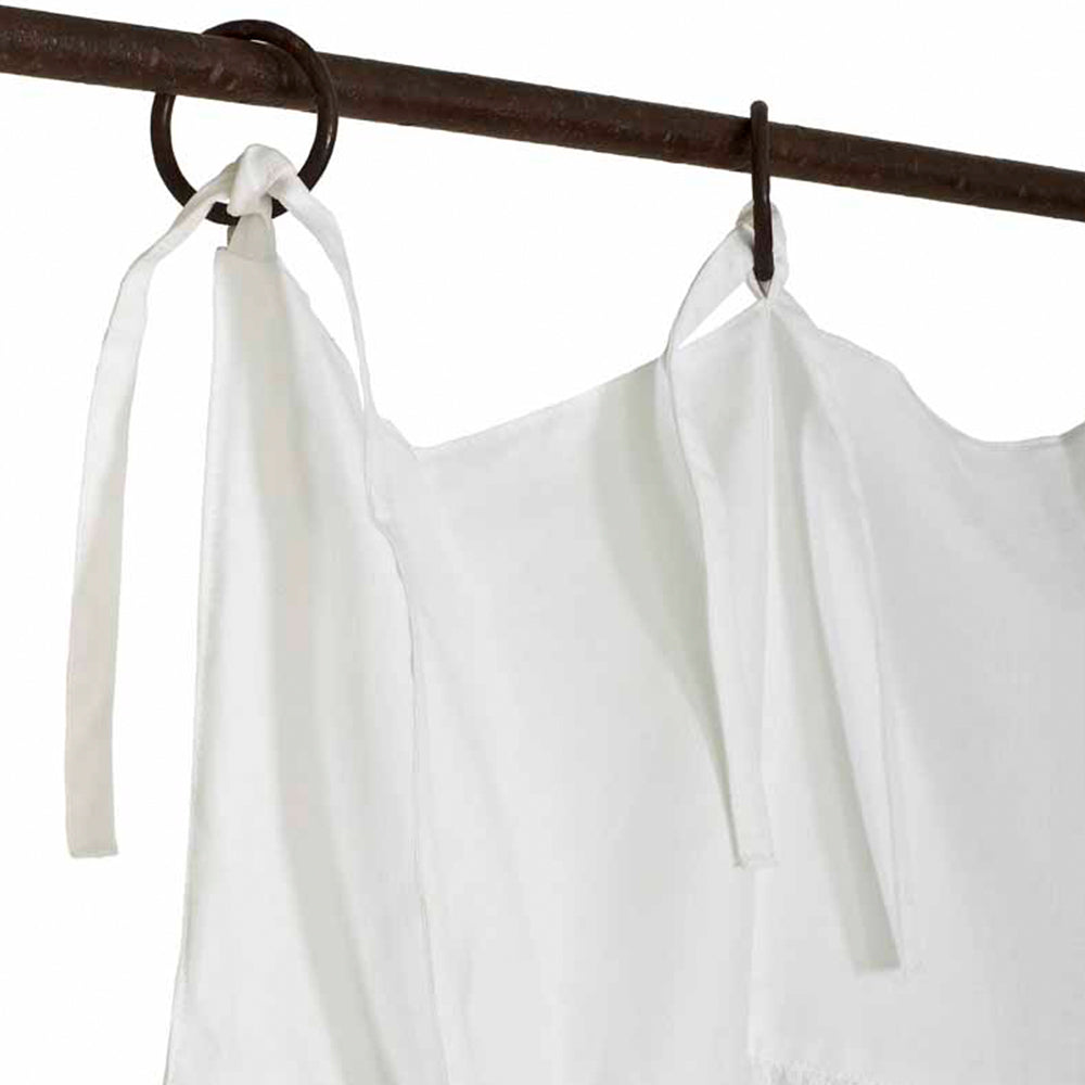 Linen curtain for a wedding in Majorca