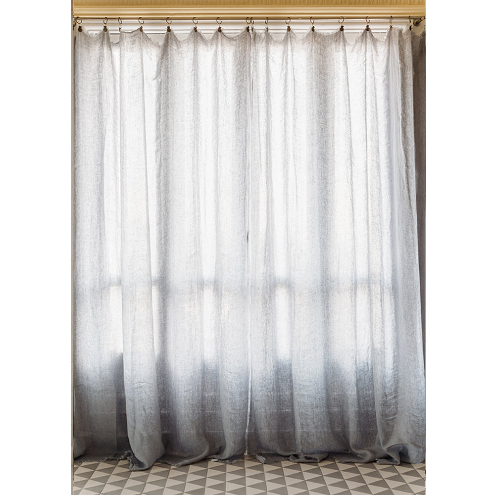 Kyushu Chevron Linen Panel Curtain