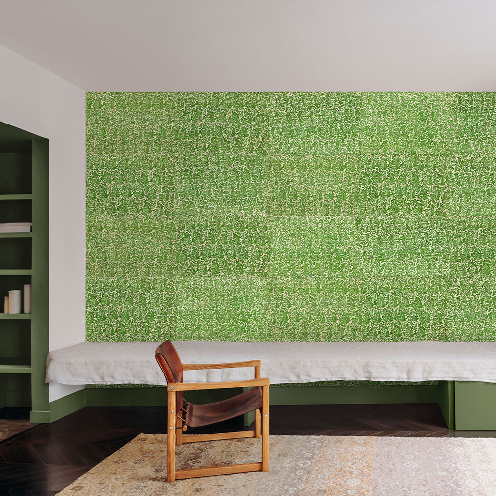 Papier peint Liberty menthe - Le Monde Sauvage 