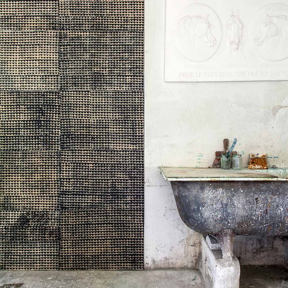 Papier peint triangle noir - Le Monde Sauvage 