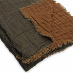 Plaid en lin gaufré Owaka - Le Monde Sauvage