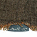 Plaid en lin gaufré Owaka - Le Monde Sauvage