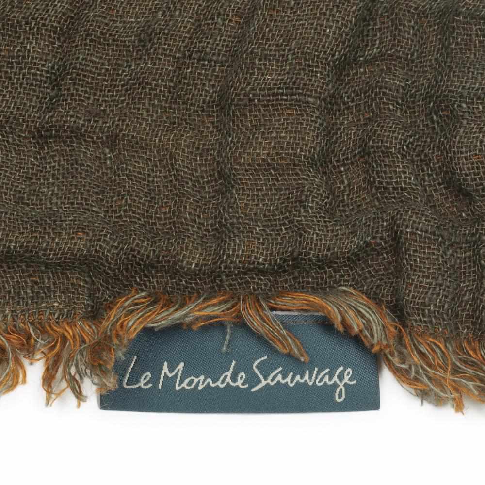 Plaid en lin gaufré Owaka - Le Monde Sauvage