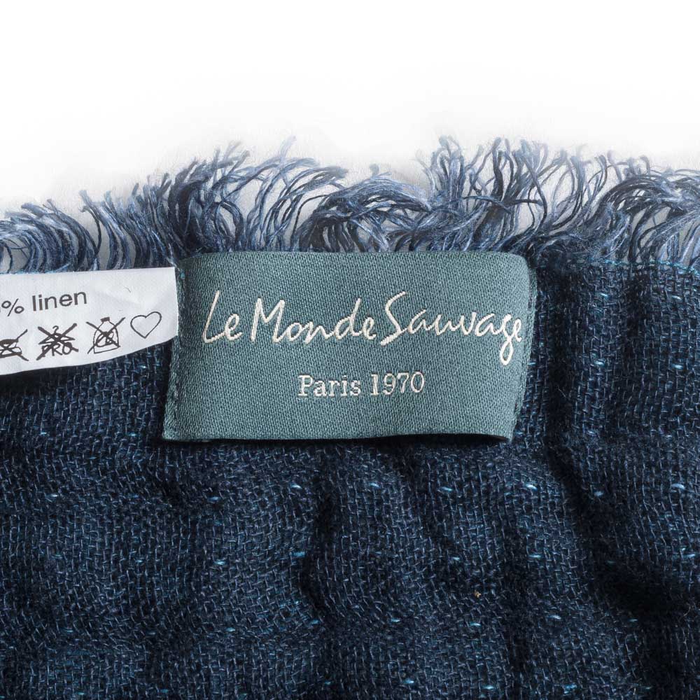 Plaid en lin gaufré Tokyo - Le Monde Sauvage