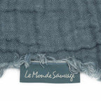 Plaid en lin gaufré Vintage Jean - Le Monde Sauvage